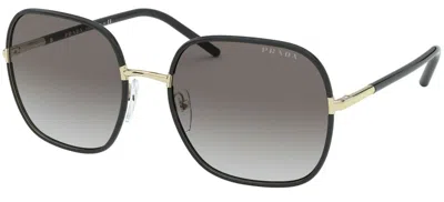 Pre-owned Prada Pr 67xs Black/grey Shaded (aav-0a7) Sunglasses