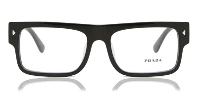 Prada Pr A01vf Asian Fit 16k1o1 Men's Glasses Black Size 57 - Free Lenses - Blue Light Block Available