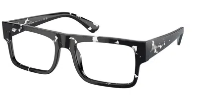 Prada Pr A01vf Asian Fit Men's Glasses, Tortoiseshell, Size 57