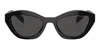 Prada Dark Grey Cat Eye Ladies Sunglasses Pr A02s 16k08z In Multi