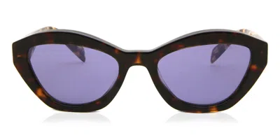Prada Pr A02s 17n50b Women's Sunglasses Tortoiseshell Size 52 In Brown