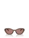 PRADA PR A02S BROWN TRANSPARENT SUNGLASSES