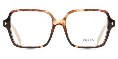 Prada Pr A02vf Asian Fit Women's Glasses, Tortoiseshell, Size 55 In Brown