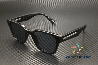 Pre-owned Prada Pr A04s 16k07t Black Blue Vintage 52 Mm Men's Sunglasses