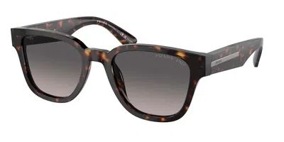 Prada Pr A04s Polarized 19j09g Men's Sunglasses Tortoiseshell Size 52 In Brown