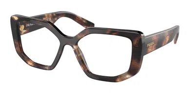 Prada Pr A04v Women's Glasses, Tortoiseshell, Size 52 In Brown