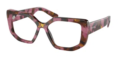 Prada Pr A04vf Asian Fit Women's Glasses, Tortoiseshell, Size 55