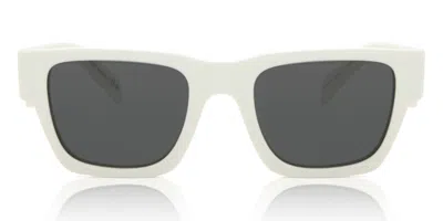 Prada Pr A06s 17k08z Men's Sunglasses White Size 50 In Multi