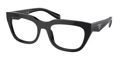 Prada Pr A06vf Asian Fit Women's Glasses, Black, Size 55