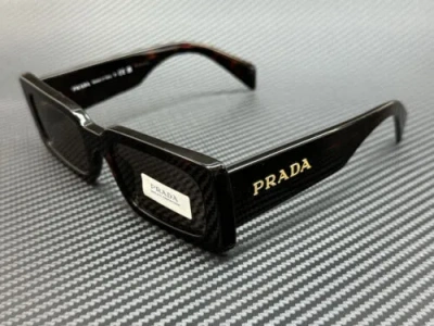 Pre-owned Prada Pr A07s 16n5y1 Tortoise Brown Women's 52 Mm Sunglasses