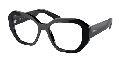 Prada Pr A07v 1ab1o1 Women's Glasses Black Size 52 - Free Lenses - Blue Light Block Available In Green