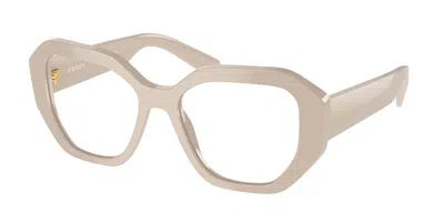 Prada Pr A07v Women's Glasses, Brown, Size 52 In Sand