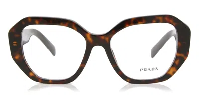 Prada Pr A07v Women's Glasses, Tortoiseshell, Size 52 In Brown