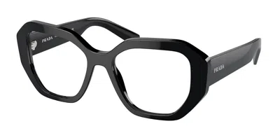 Prada Pr A07vf Asian Fit Women's Glasses, Black, Size 54