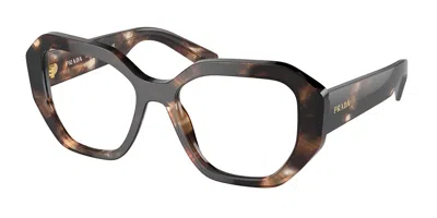 Prada Pr A07vf Asian Fit Women's Glasses, Tortoiseshell, Size 54 In Brown