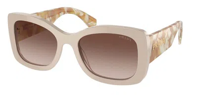 Prada Pr A08s 11o6s1 Women's Sunglasses Brown Size 56 In Pink