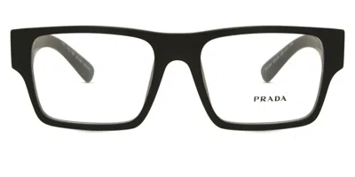 Prada Pr A08v 12p1o1 Men's Glasses Black Size 52 - Free Lenses - Blue Light Block Available In Purple
