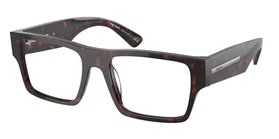 Prada Pr A08v 17n1o1 Men's Glasses Tortoiseshell Size 54 - Free Lenses - Blue Light Block Available In Brown