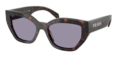 Prada Pr A09s 17n03n Women's Sunglasses Tortoiseshell Size 53 In Black