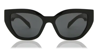 Prada Pr A09s 1ab5s0 Women's Sunglasses Black Size 53