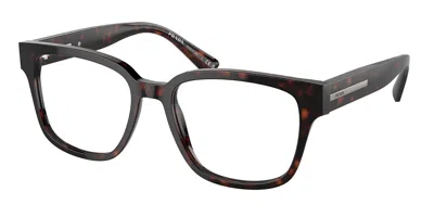 Prada Pr A09v Men's Glasses, Tortoiseshell, Size 54 In Brown