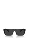 Prada Womens Black Pr A10s Rectangle-frame Acetate Sunglasses In Black