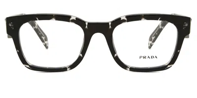 Prada Pr A10v Men's Glasses, Tortoiseshell, Size 53 In Black