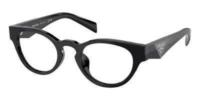 Prada Pr A11vd Asian Fit Women's Glasses, Black, Size 49