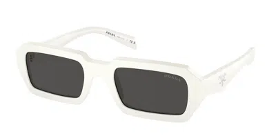 Prada Pr A12s 17k08z Women's Sunglasses White Size 52 In Multi