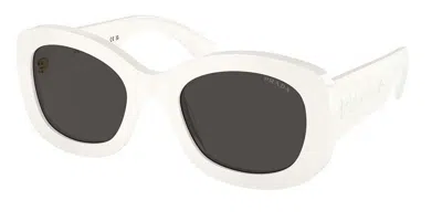 Prada Pr A13sf Asian Fit 1425s0 Women's Sunglasses White Size 55