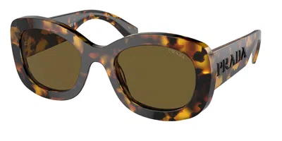 Prada Pr A13s Vau01t In Brown