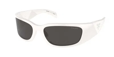 Prada Pr A14s 1425s0 Women's Sunglasses White Size 60