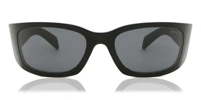 Prada Pr A14s 1ab5s0 Women's Sunglasses Black Size 60