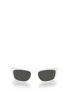 Prada Symbole Wraparound-frame Sunglasses In 1425s0