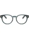 Prada Pr A14v Transparent Ocean Glasses In 蓝色