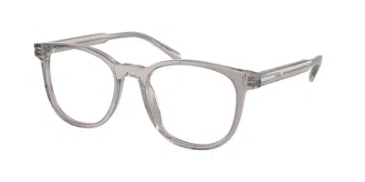 Prada Pr A15v 10j1o1 Men's Glasses Clear Size 52 - Free Lenses - Blue Light Block Available In Gray