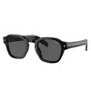 Prada Round Sunglasses, Pr A16s In Black