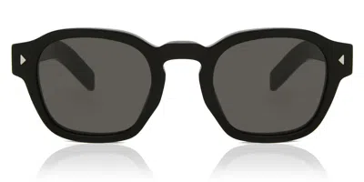 Prada Pr A16s 16k731 Men's Sunglasses Black Size 49 In Red