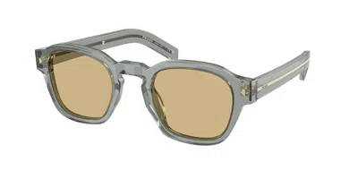 Prada Pr A16s 21j70r Men's Sunglasses Grey Size 49 In Blue