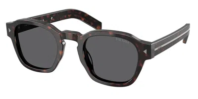 Prada Pr A16sf Asian Fit 17n731 Men's Sunglasses Tortoiseshell Size 53