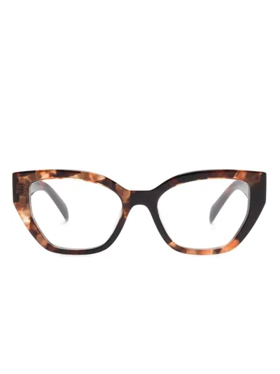 Prada Pr A16v 14p101 Glasses In Brown