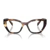 Prada Pr A16v 14p1o1 Caramello Tartarugato Glasses In Brown