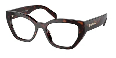Prada Pr A16v Women's Glasses, Tortoiseshell, Size 53 In Black