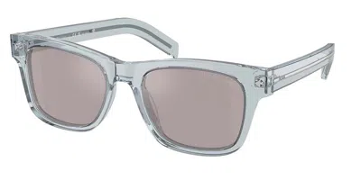 Prada Pr A17s 19t80f Men's Sunglasses Blue Size 54 In Gray