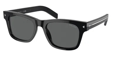 Prada Pr A17sf Asian Fit 16k731 Men's Sunglasses  Size 55 In Black