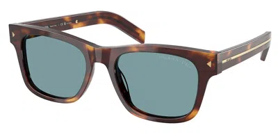 Prada Pr A17sf Asian Fit Polarized 15w04d Men's Sunglasses Tortoiseshell Size 55 In Brown