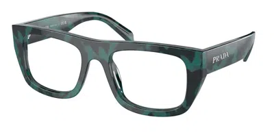 Prada Pr A17vf Asian Fit Women's Glasses, Green, Size 53
