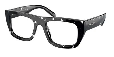 Prada Pr A17vf Asian Fit Women's Glasses, Tortoiseshell, Size 53 In Black