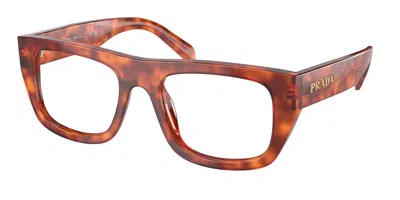 Prada Pr A17vf Asian Fit Women's Glasses, Tortoiseshell, Size 53 In Brown