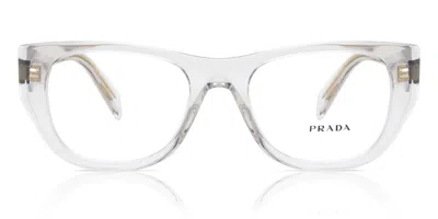 Prada Pr A18v Women's Glasses, Clear, Size 50 In Gray